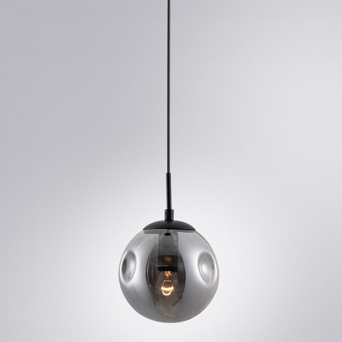 Подвесной светильник Tureis черно-серого цвета - купить Подвесные светильники по цене 3390.0