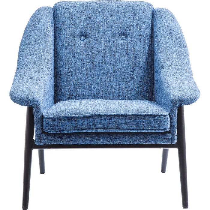 Кресло Queens Cosy синего цвета