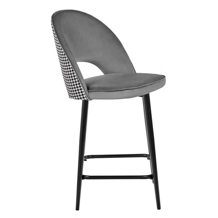 Барный стул Leo серого цвета - купить Барные стулья по цене 13990.0