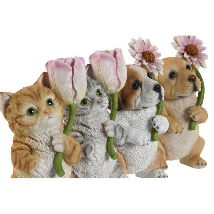 Декоративная фигура Home ESPRIT Разноцветный Животные 10,5 X 9 X 18,5 cm (4 штук) - лучшие Аксессуары для гостиной в INMYROOM Декоративная фигура Home ESPRIT Разноцветный Животные 10,5 X 9 X 18,5 cm (4 штук) - лучшие Аксессуары для гостиной в INMYROOM