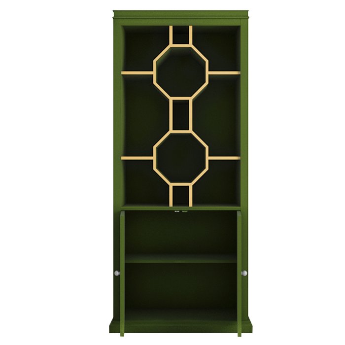 Книжный шкаф Emerald зеленого цвета - купить Книжные шкафы по цене 150522.0