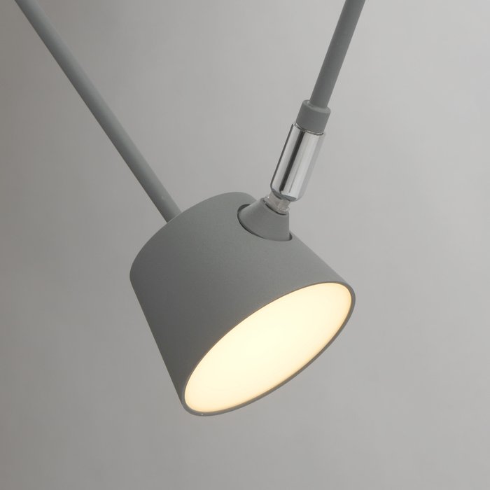 Подвесной светодиодный светильник Хартвиг серого цвета - лучшие Подвесные светильники в INMYROOM