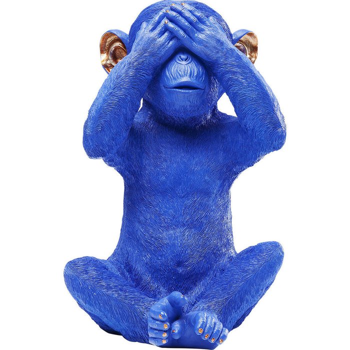 Копилка Monkey синего цвета