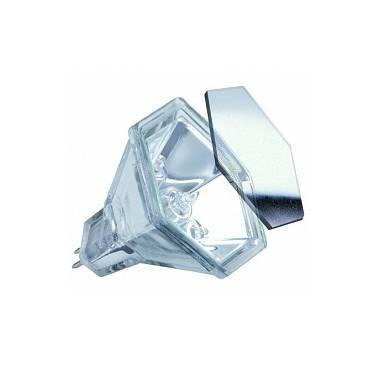 Лампа галогенная шестиугольная прозрачная серебряного цвета