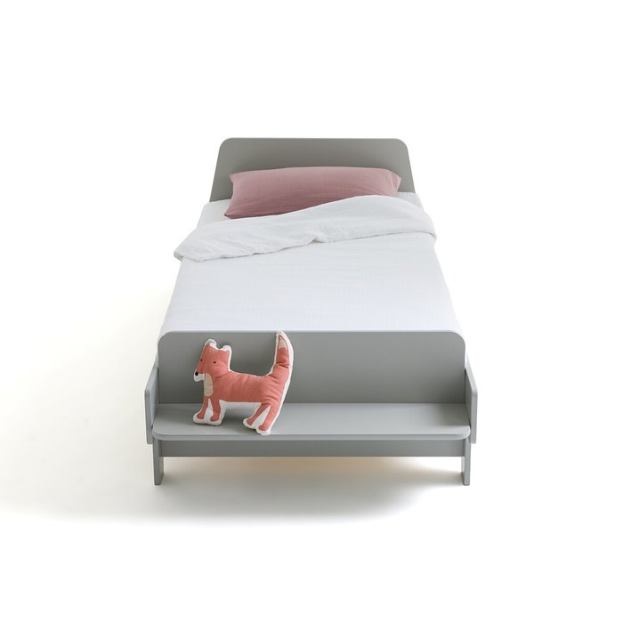 Детская кровать Nutto 90x190 серого цвета - купить Одноярусные кроватки по цене 25561.0