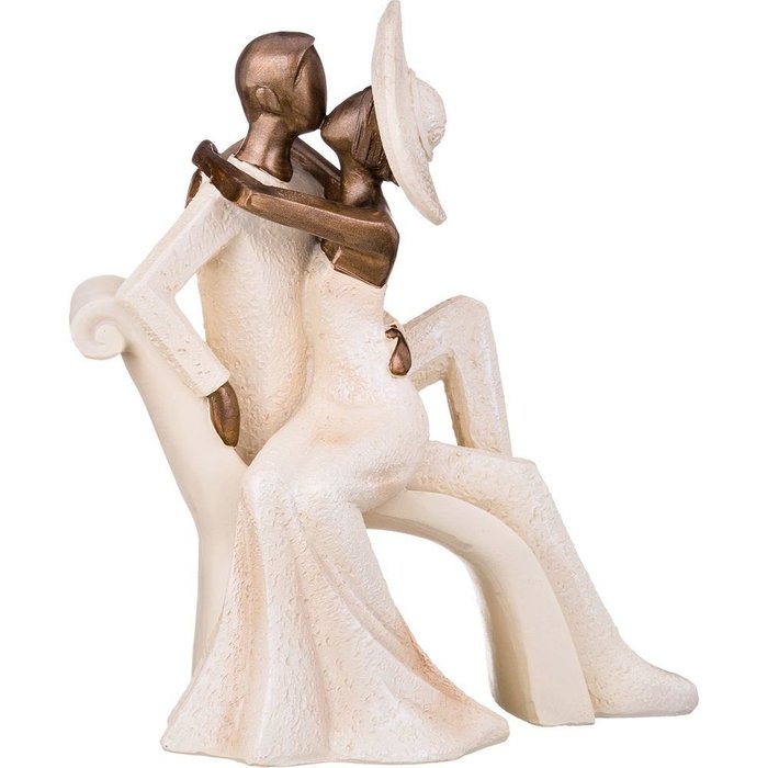 Статуэтка Влюбленные белого цвета - купить Фигуры и статуэтки по цене 1940.0