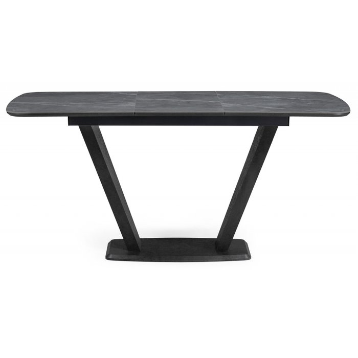 Раздвижной обеденный стол Петир 120х80 серого цвета - лучшие Обеденные столы в INMYROOM