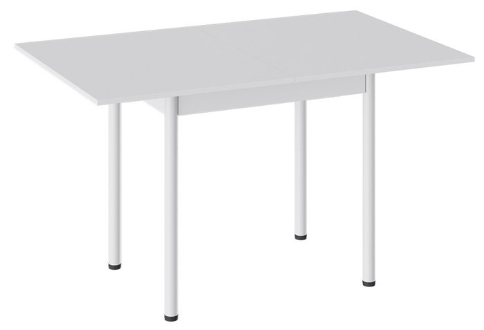 Обеденный раскладной стол Родос белого цвета - лучшие Обеденные столы в INMYROOM