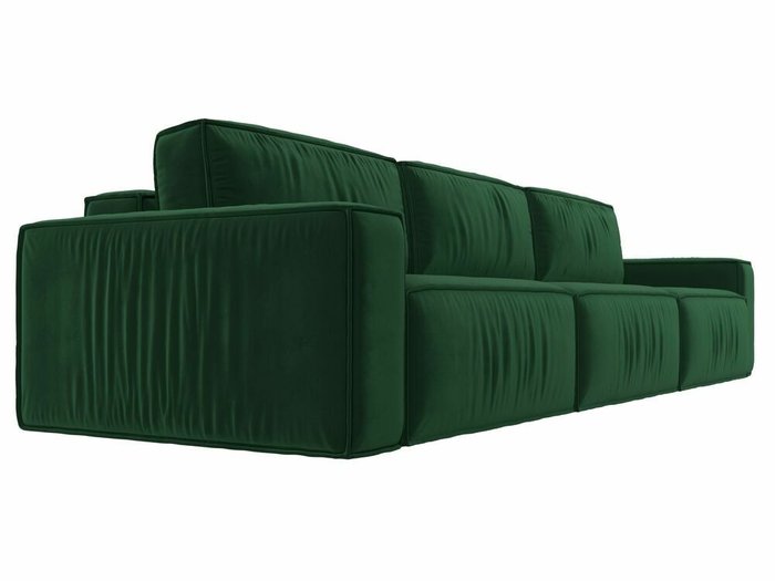 Диван-кровать Прага Классик лонг темно-зеленого цвета - лучшие Прямые диваны в INMYROOM