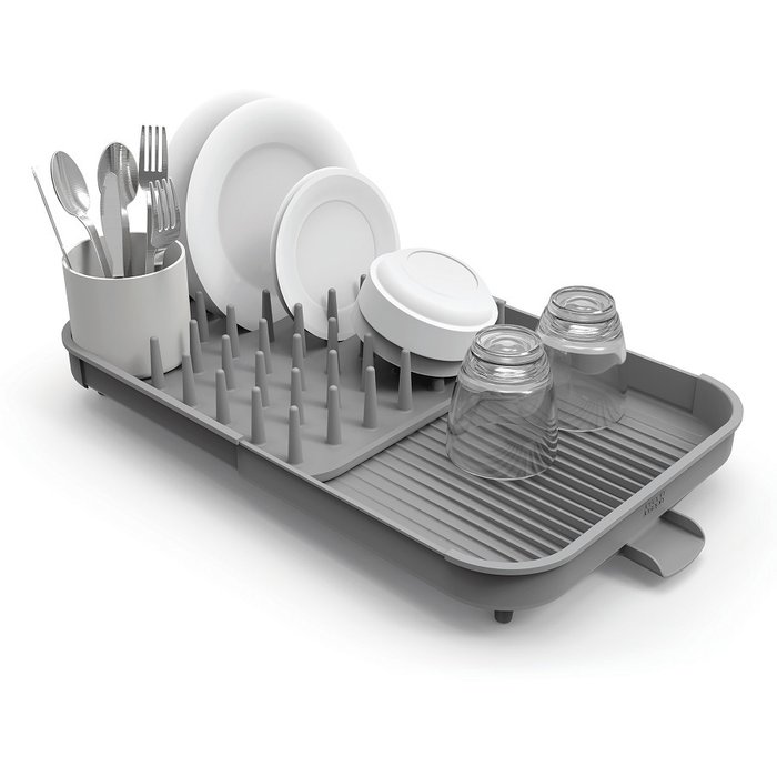 Сушилка раздвижная для посуды Duo с отделением для столовых приборов - лучшие Аксессуары для кухни в INMYROOM