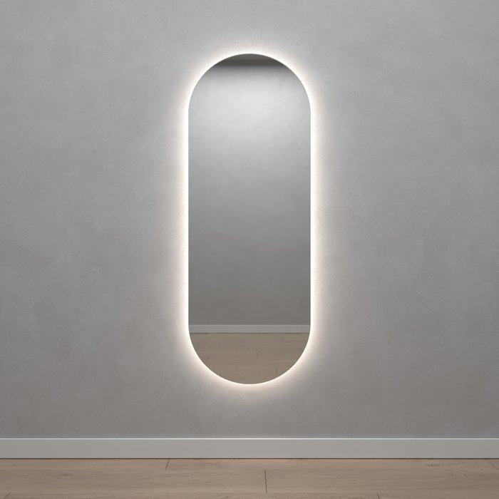 Настенное зеркало Nolvis NF LED M с нейтральной подсветкой  - купить Настенные зеркала по цене 14900.0