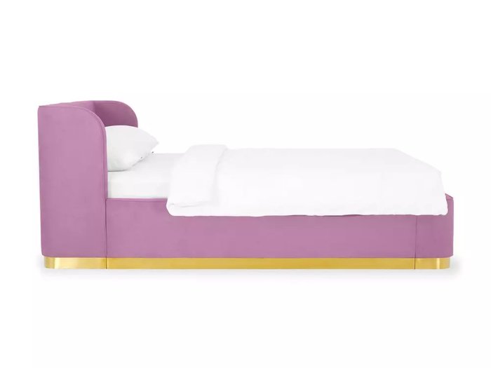 Кровать Vibe 160х200 темно-розового цвета с подъемным механизмом - лучшие Кровати для спальни в INMYROOM