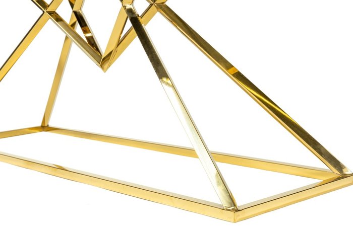 Консоль Pyramid золотого цвета - лучшие Консоли в INMYROOM
