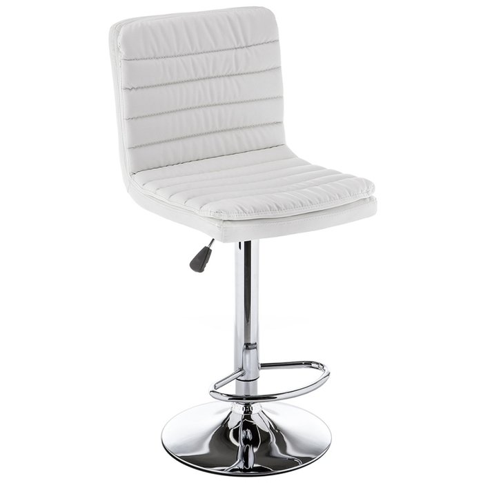 Барный стул Mins белого цвета
