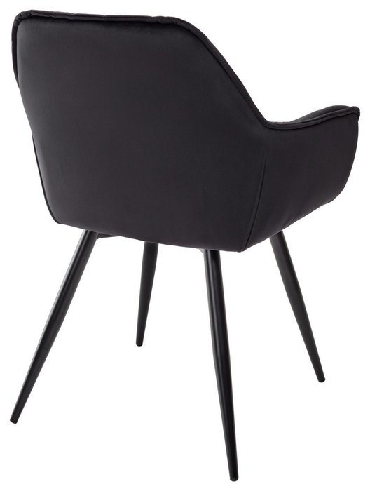 Стул Malta Bluvel черного цвета - лучшие Обеденные стулья в INMYROOM