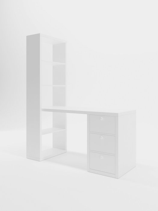 Письменный стол Sinse белого цвета Письменный стол Sinse белого цвета