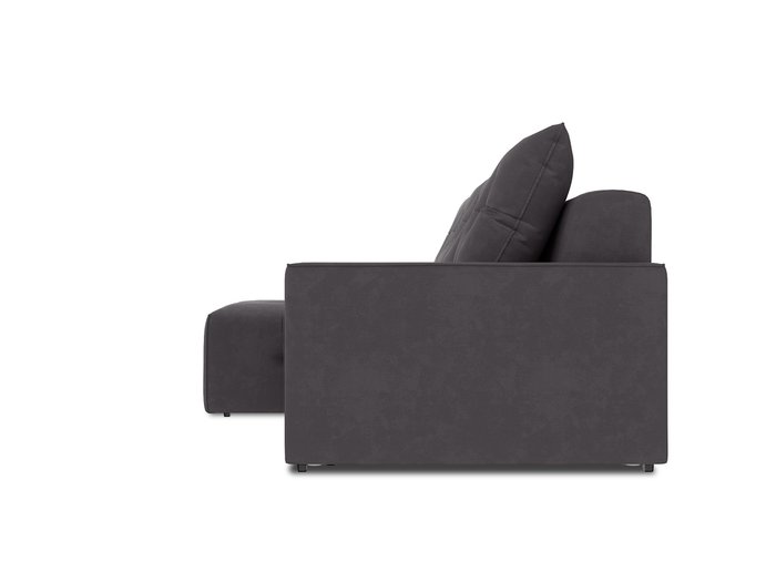Угловой диван-кровать левый Bronks темно-серого цвета - лучшие Угловые диваны в INMYROOM