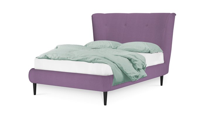 Кровать Дублин 140х200 фиолетового цвета