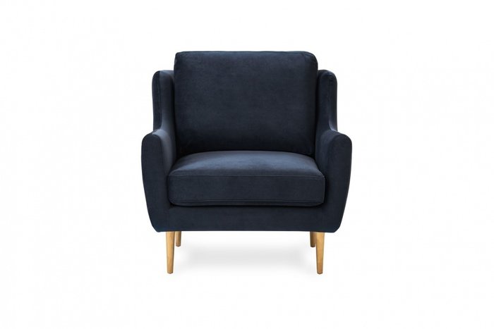Кресло темно-синего цвета - купить Интерьерные кресла по цене 27806.0