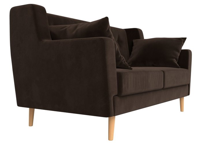 Диван Брайтон коричневого цвета  - лучшие Прямые диваны в INMYROOM