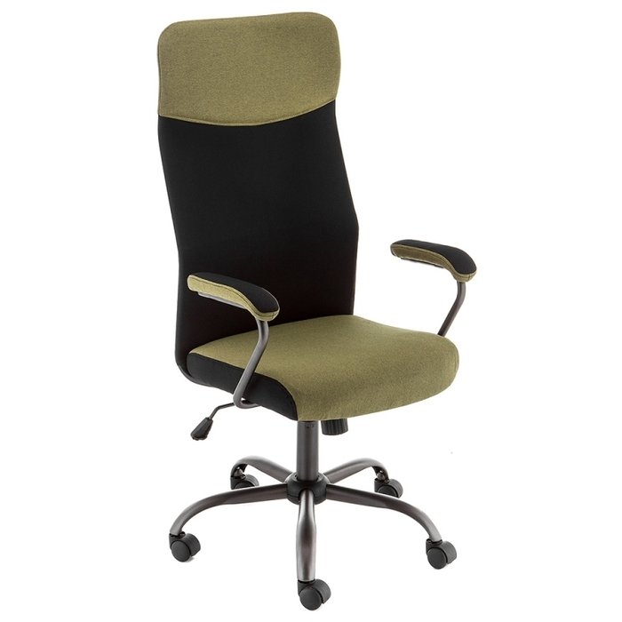 Компьютерное кресло Aven зелено-черного цвета
