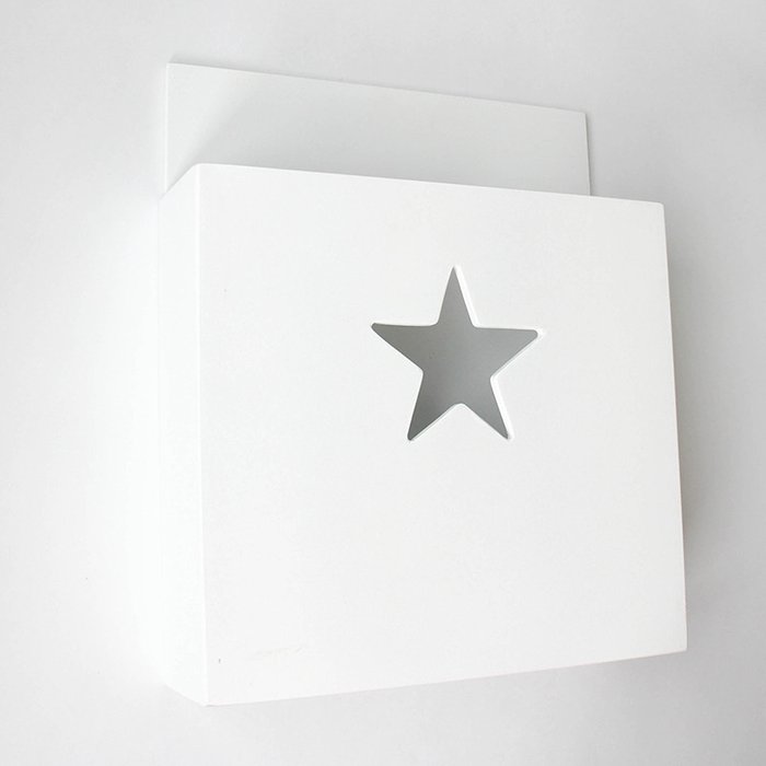 Карман для книг белый со звездочкой - купить Декоративные коробки по цене 1290.0