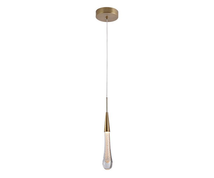 Подвес Гутта латунь d10 h200 Led 3W (3000k)