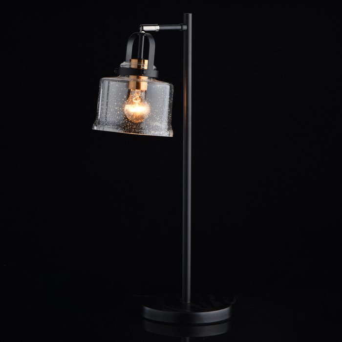 Настольная лампа Вальтер с прозрачным плафоном - купить Настольные лампы по цене 13930.0