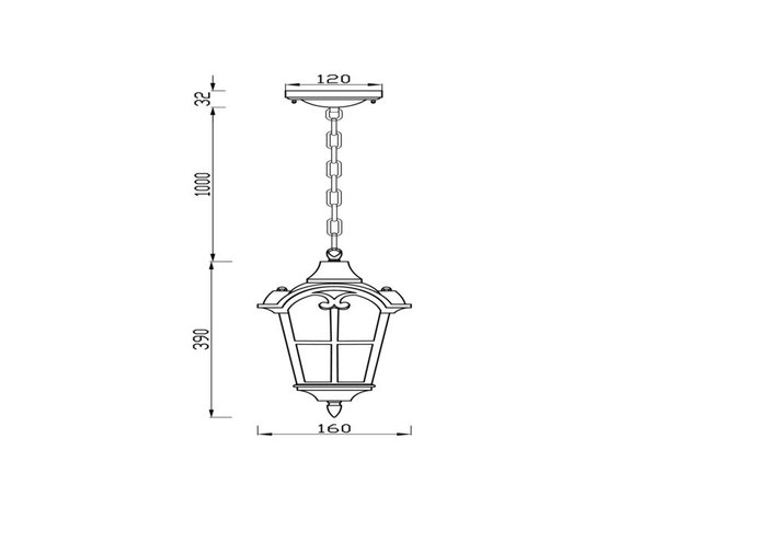 Подвесной светильник Outdoor O413PL-01BZ - лучшие Подвесные светильники в INMYROOM