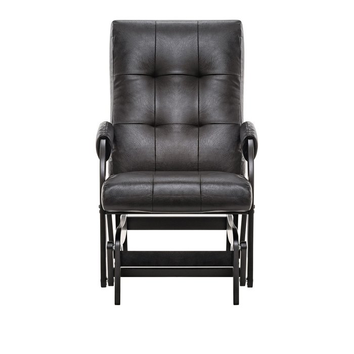 Кресло-маятник Спринг черного цвета - купить Интерьерные кресла по цене 20120.0
