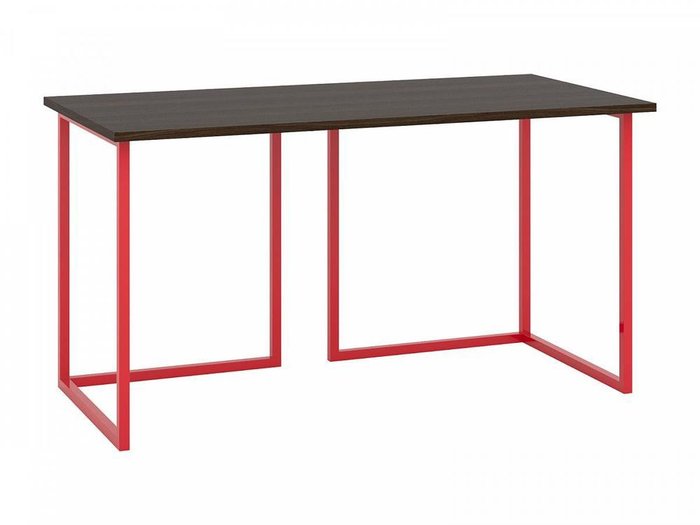 Письменный стол Board 140x70 с красным основанием 