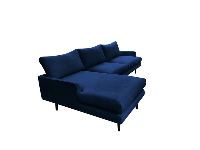 Диван угловой Энди синего цвета - купить Угловые диваны по цене 152000.0