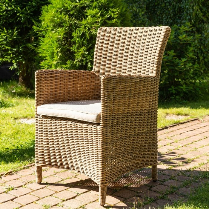 Садовое кресло Agen пшеничного цвета - купить Садовые кресла по цене 21610.0