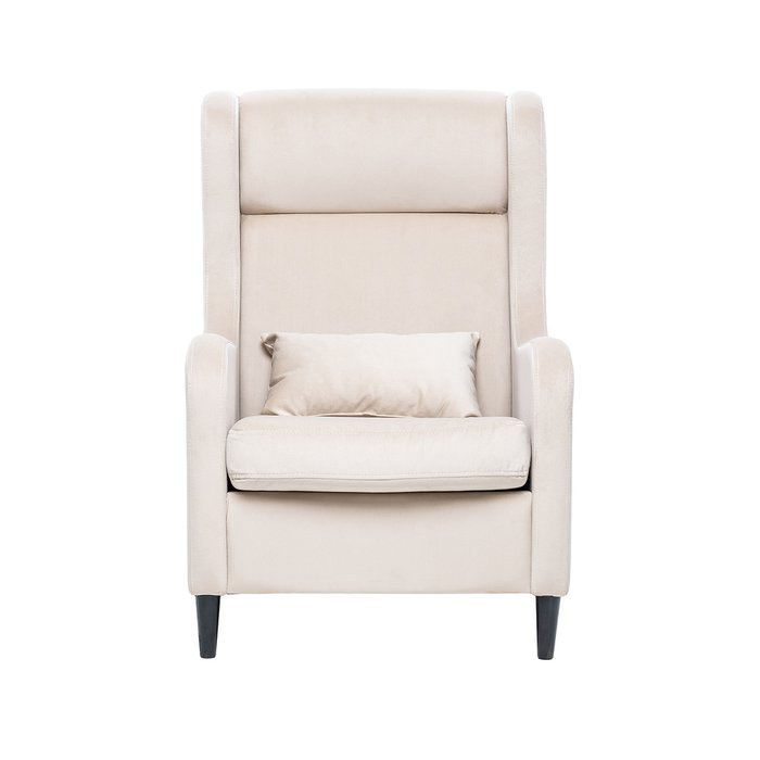 Кресло Хилтон бежевого цвета  - купить Интерьерные кресла по цене 26060.0