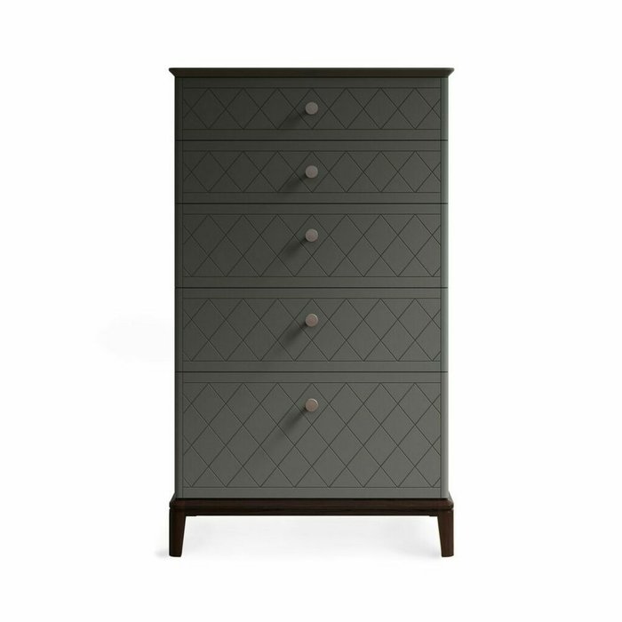Высокий комод Crystal CR021 серого цвета Высокий комод Crystal CR021 серого цвета