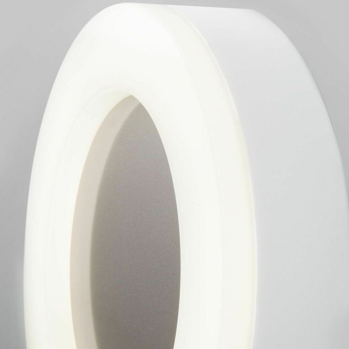 Настенный светодиодный светильник Rim белого цвета - лучшие Настенные уличные светильники в INMYROOM