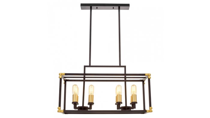 Подвесная люстра Waldorf LDP 1140-8 BK+MD (металл, цвет черный) Подвесная люстра Waldorf LDP 1140-8 BK+MD (металл, цвет черный)