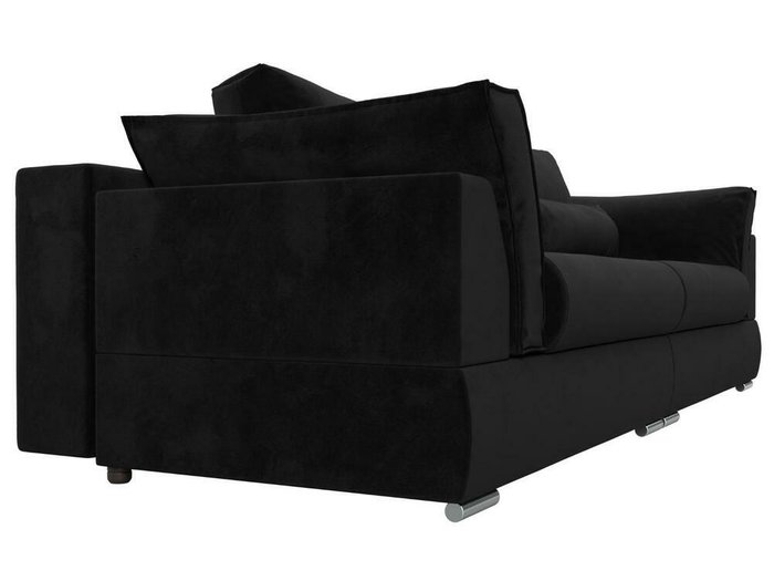 Прямой диван-кровать Пекин черного цвета - лучшие Прямые диваны в INMYROOM