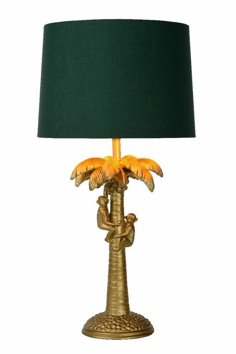 Настольная лампа Extravaganza Coconut 10505/81/02 (ткань, цвет зеленый)