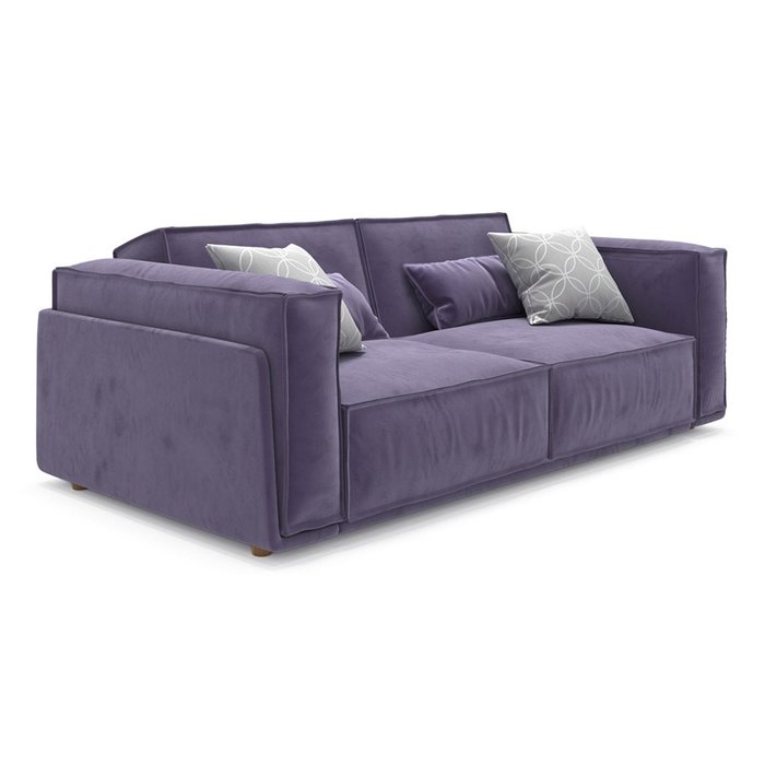 Диван-кровать Vento light long двухместный фиолетового цвета - купить Прямые диваны по цене 105900.0