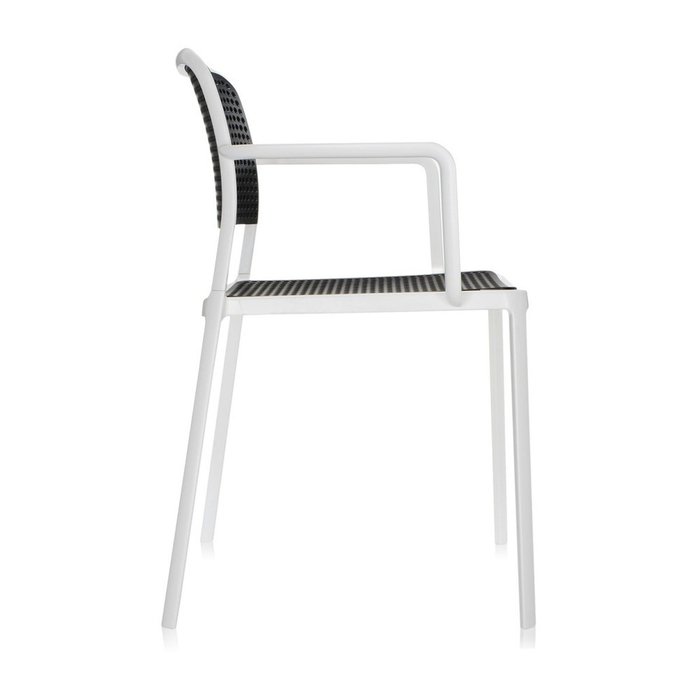 Стул Audrey черного цвета с подлокотниками  - лучшие Обеденные стулья в INMYROOM