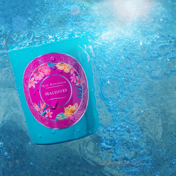 Ароматическая свеча Maldives в  подарочной упаковке - лучшие Ароматы для дома в INMYROOM
