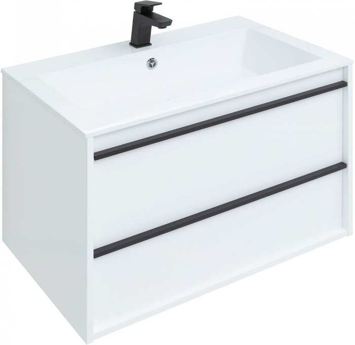 Гарнитур для ванной Lino белого цвета - лучшие Ванные гарнитуры в INMYROOM