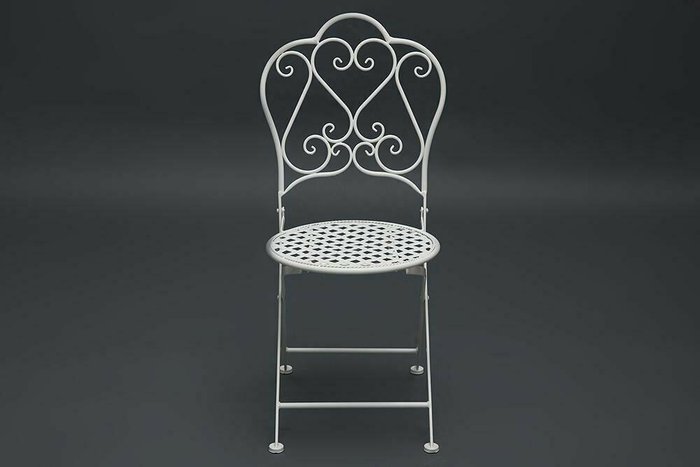 Набор из двух садовых стульев Secret De Maison Love Chair белого цвета - лучшие Садовые стулья в INMYROOM