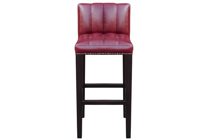 Барный стул Navi из дерева с кожаным сиденьем - купить Барные стулья по цене 19765.0