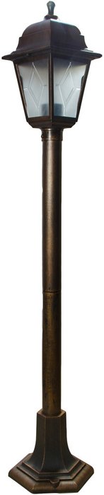 Наземный фонарь UUL-A01T 60W/E27 IP44 Uniel BRONZE