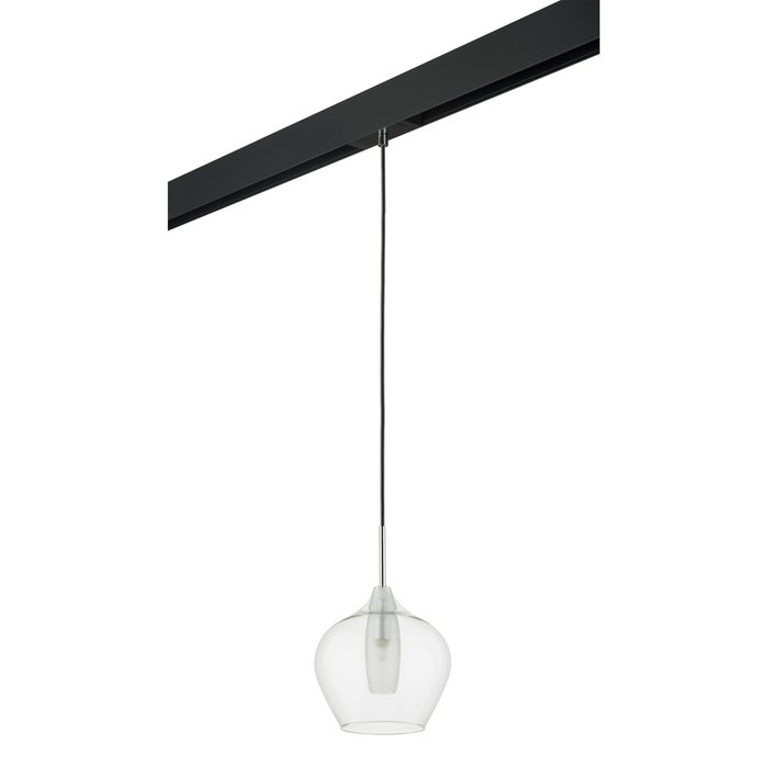 Светильник д/1-фазн трека PENTOLA 1х25W G9 ХРОМ/ПРОЗРАЧНЫЙ/ЧЕРНЫЙ (803041+595007) Светильник д/1-фазн трека PENTOLA 1х25W G9 ХРОМ/ПРОЗРАЧНЫЙ/ЧЕРНЫЙ (803041+595007)