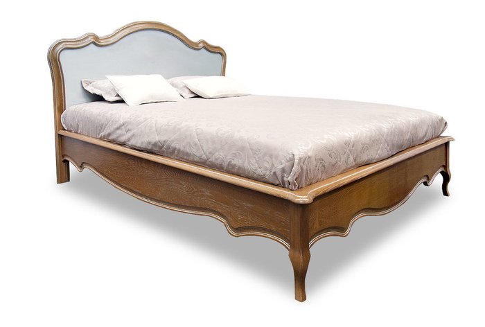 Кровать без основания Трио 140х200 коричневого цвета
