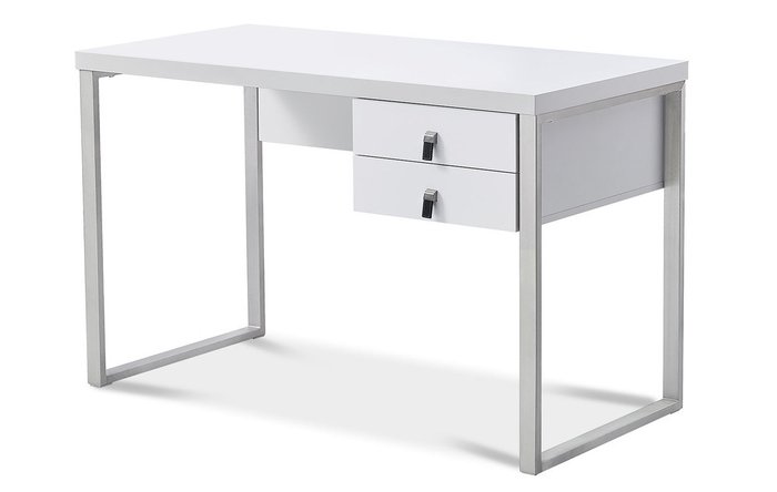 Стол письменный James белого цвета - лучшие Письменные столы в INMYROOM