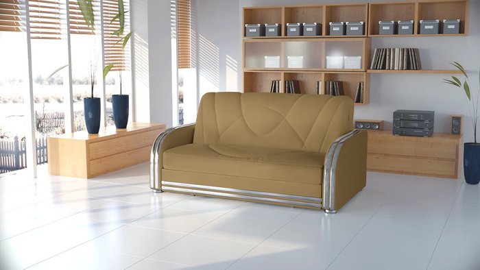 Диван-кровать Андвари S охристого цвета  - купить Прямые диваны по цене 63500.0